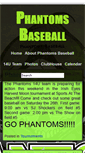 Mobile Screenshot of phantomsbaseball.com